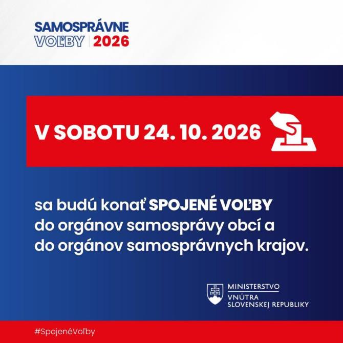 Spojené voľby 24.10.2026